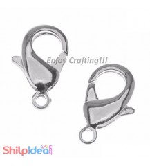 Lobster Clasps - Silver - Pack of 8